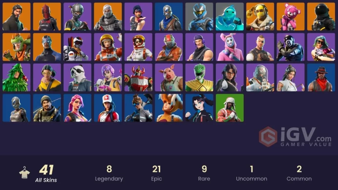 FA [PSN/XBOX/PC] - 41 skins | Sparkle Specialist | The Reaper | Blue Squire | Royale Knight | Elite Agent | Havoc | Sub Commander | Rex | 