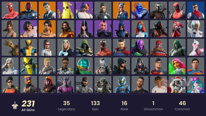 FA - [XBOX/Switch/PC] - 231 skins | Blue Team Leader | Gold Midas | Gold Meowscles | Gold Brutus | Cloud Striker | Point Patroller | Prodigy