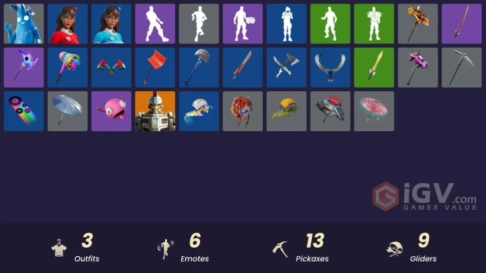 [PSN/XBOX/PC] 3 skins | Polar Peely | Blizzabelle | Krisabelle |Nemesis Box|Octane Cruiser|Lunarios|Ancestral Bloom|The Bestiary Chest|Kata-Pack