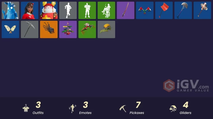 [PSN/XBOX/PC] 3 skins | Polar Peely | Guff Gringle | Krisabelle | Spectra Protector | Ancestral Bloom|Lil' Black Heart | Metalhead | Clawz Retro