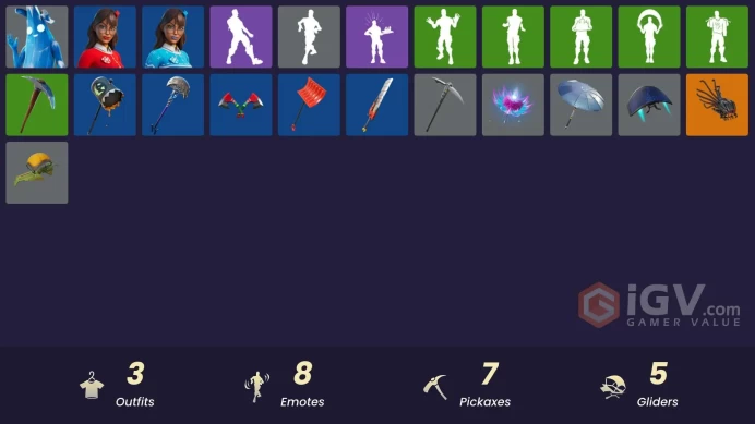 [PSN/XBOX/PC] 3 skins | Polar Peely | Blizzabelle | Krisabelle | Ancestral Bloom | Twin Crossfire|Bobo|Clawz Retro | Holly Hatchets | Snowplower