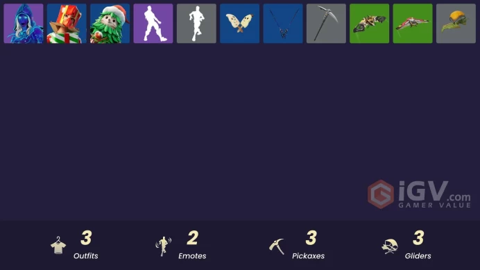 [PSN/XBOX/PC] 3 skins | Andromeda | Winterfest Bushranger|Holiday Boxy|Spectra Protector|Starforged Blades|Redmask Ranker|Peely Whip|Clawz Retro