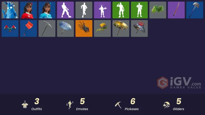 [PSN/XBOX/PC] 3 skins | Polar Peely | Krisabelle | Blizzabelle | Ancestral Bloom | Clawz Retro Hulk Smashers|Blade of the Waning Moon|Snowplower