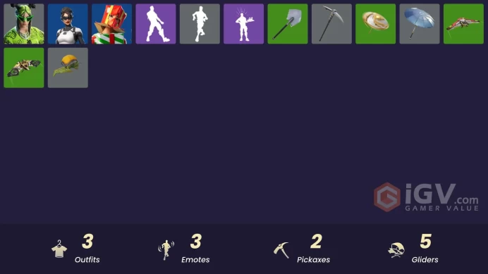 [PSN/XBOX/PC] 3 skins | Green Roots Billie | Arctic Assassin | Holiday Boxy | Hadean Gate | Glorious Giftblade | Ice Breaker | Boogie Down
