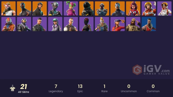 FA - [PSN/SWITCH/PC] 21 skins | The Reaper | Elite Agent | Rogue Agent | The Visitor | Carbide | Valor | Omega