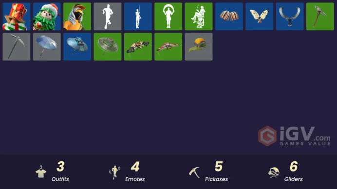 [PSN/XBOX/PC] 3 skins | Winterfest Bushranger | Holiday Boxy | Runway Racer | Spectra Protector|Octane Cruiser|Fishstick Janky | Legend's Modkit