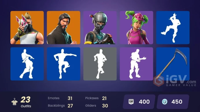 FA - [PSN/XBOX/SWITCH/PC] 23 skins | The Reaper | Elite Agent | Rogue Agent | Carbide | Calamity | Dark Voyager