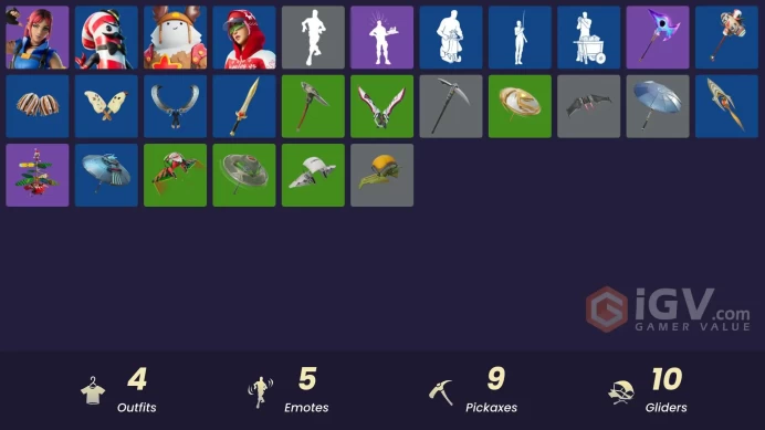 [PSN/XBOX/PC] 4 skins | Explorer Emilie | Mr. Dappermint | Arctic Adeline | Sled Ready Guff | Nemesis Box|Spectra Protector | Gwenpool's Katanas