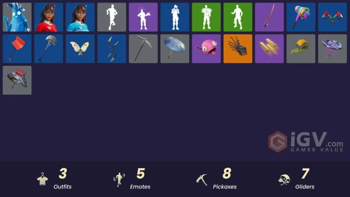 [PSN/XBOX/PC] 3 skins | Polar Peely | Krisabelle | Blizzabelle | Spectra Protector | Fishstick Janky | Ancestral Bloom | The Bestiary Chest