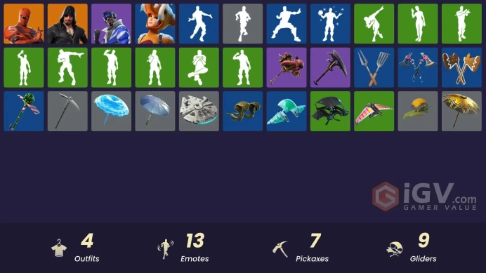 [PSN/XBOX/PC] 4 skins | Blue Striker | Hybrid | Blackheart | Wooly Warrior | Blue Shift | Mutiny | The Sith | Fabled Cape | Uplink | Cobra