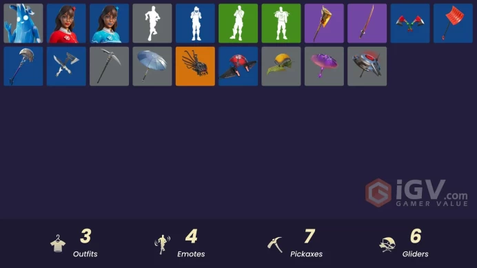 [PSN/XBOX/PC] 3 skins | Polar Peely | Krisabelle | Blizzabelle | Datafiber Chargepack | Lil' Black Heart | Kata-Pack | Ancestral Bloom