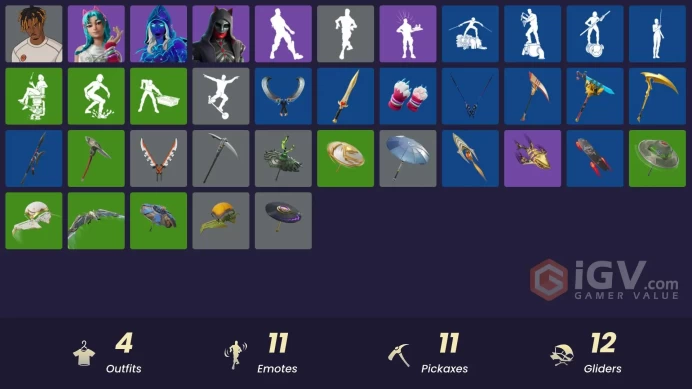 [PSN/XBOX/PC] 4 skins | Andromeda | Slayer Juice WRLD | Katalina | Felina | Ruby Relic | Piñata Brian | Cozy Conch | Gwenpool's Katanas