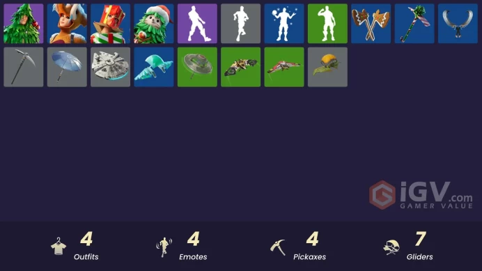 [PSN/XBOX/PC] 4 skins | Lt. Evergreen | Winterfest Bushranger | Wooly Warrior | Holiday Boxy | The Sith | Re-gifter | Holo-Boot Pack