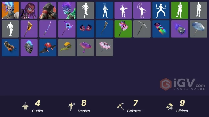 [PSN/XBOX/PC] 4 skins | Renzo the Destroyer | Thunder | Imani | Mystica | Datafiber Chargepack | Nemesis Box | Sushi Sign | Remnant Blossom