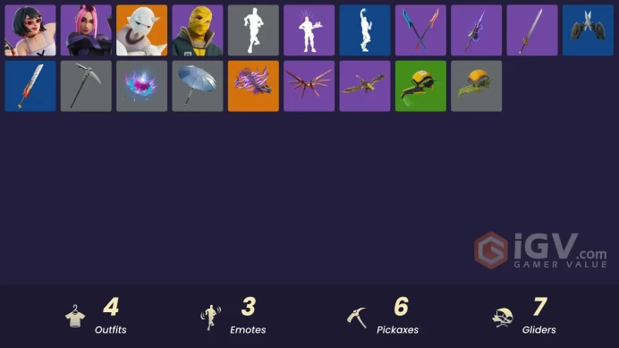 [PSN/XBOX/PC] 4 skins | Snap | Evie | Stormfarer | Adira | Griffin's Talon | Twin Crossfire | The Stormfarer's Cloak | Dragon Radar