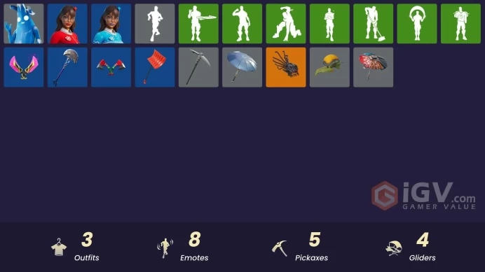 [PSN/XBOX/PC] 3 skins | Polar Peely | Krisabelle | Blizzabelle | Fishstick Janky | Clawz Retro | Crescent Shroom | Snowplower