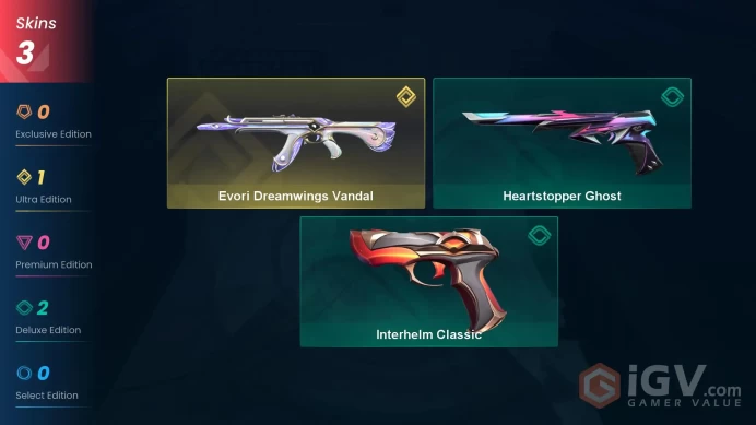 EU | Evori Dreamwings Vandal | Interhelm Classic | Heartstopper Ghost
