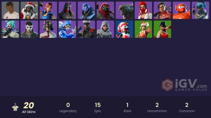 [PSN/XBOX/PC] 20 skins | Cobalt Snowfoot | Santa Dogg | Slayer Juice WRLD | The Night Rose | Nyanja | Explorer Emilie | Godzilla Evolved