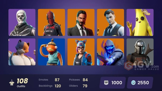 FA - [XBOX/PC] - 99 skins | Eon | Rogue Spider Knight | WORLD CUP | John Wick | Blackheart | The Ice King | Red Knight | Catalyst| Lynx-Sentinel