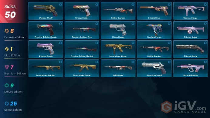 EU | Reaver Karambit, Araxys Bio-Atomizers, RGX 11z Pro Blade, Kuronami Vandal, Sentinels of Light Vandal, Neptune Vandal, Reaver Sheriff