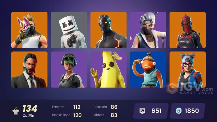 134 SKINS | TRILOGY | PRODIGY | BLUE STRIKER | RUSH | TRAILBLAZER | CLOUD STRIKER | BLACKHEART | SHOGUN | TRICERA OPS | REX
