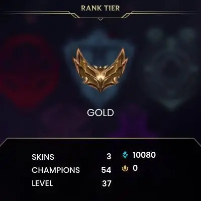 [EUW] - Gold IV / Fresh / Changeable Mail | Instant Delivery | Lifetime Warranty | 100% Handmade & Secure | 24/7 Support
