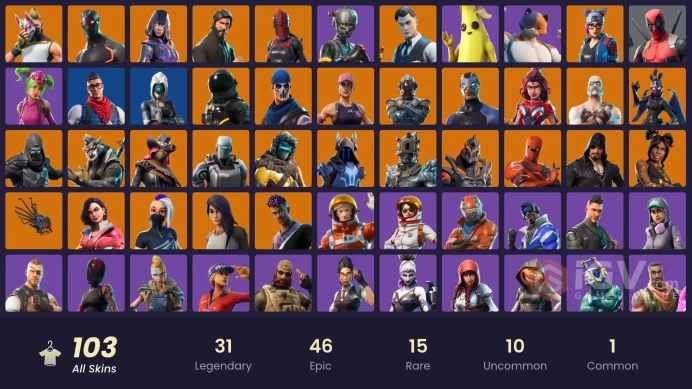 FA - [XBOX/PC/] - 103 skins | OG STW | IKONIK | The Reaper | Glow | Elite Agent | Blue Team Leader | Gold Brutus | Gold Midas | Candy Axe |