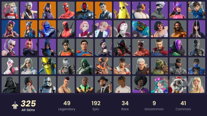 [ALL PLATFORMS]-324 Skin-Glow og-Son Goku-Midas-Naruto Uzumaki-Ryu-Chun-Li-FNCS Champion Seeker-Championship Aura-Champion Kyra-FULL ACCESS-