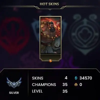 [EUW] Season 15 | Silver 3 %58.3 WR (JG) | 4 Skins | 34.5K BE | Honor 2 | 35 Champs | CHANGEABLE E-MAIL Wins: 21 Losses: 15
