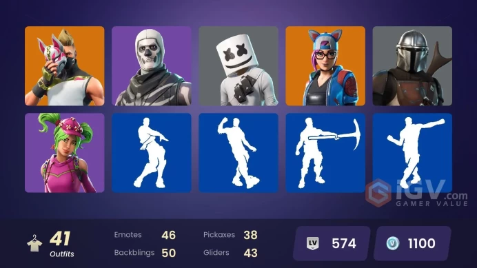 [PC/PSN] 41 skins | Mandalorian | Hybrid (Stage 4) | Stage 4 | Ragnarok (No Shoulder Pad) | Zenith (Stage 4)Zka804