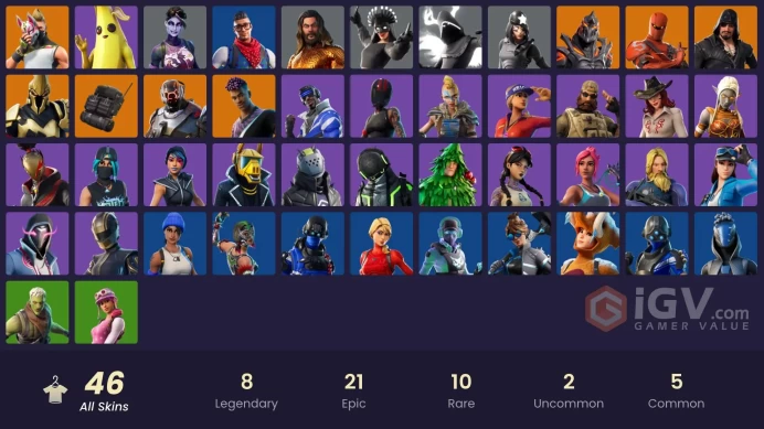 [PC/XBOX] 46 skins | Jules | Peely | Dynamo | Rust Bucket | Ice Breaker | Blue Team Leader | Carbon CommandoZka805