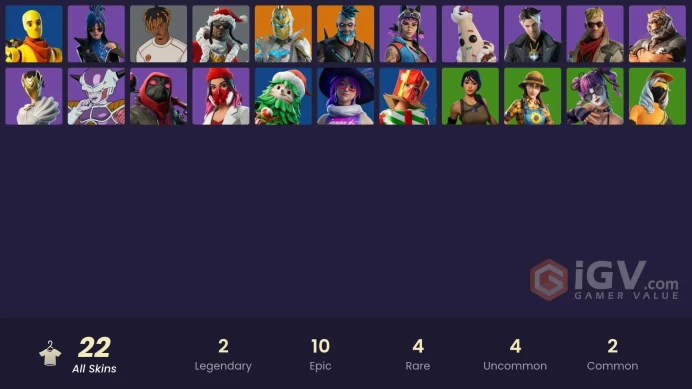 [PC/XBOX/PS/NINTENDO] 22 skins | Harley Hitter | Harbinger Armor Omegarok | Spectra Knight | Slayer Juice WRLD | Santa Dogg |MSH311