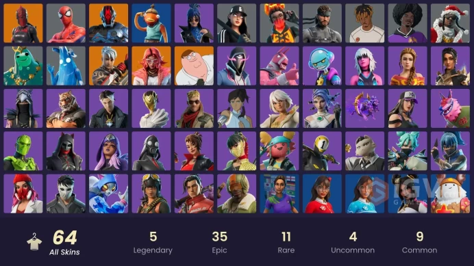 200$ Spent [PC] 64 skins | Aura | Jabba Switchway | Star Wand | Get Griddy | Ronin (Cape) | Burning Ambition Valeriamssh504