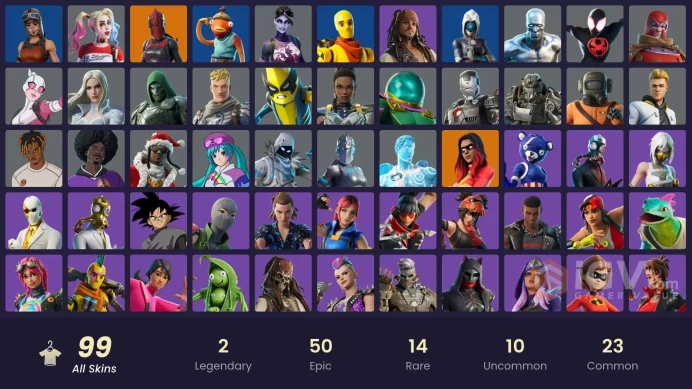 [PC/PSN/XBOX] 99 skins | Harley Quinn | Spider-Man (Miles Morales) | Candy Axe | Surf Witch | Harley HitteZka905