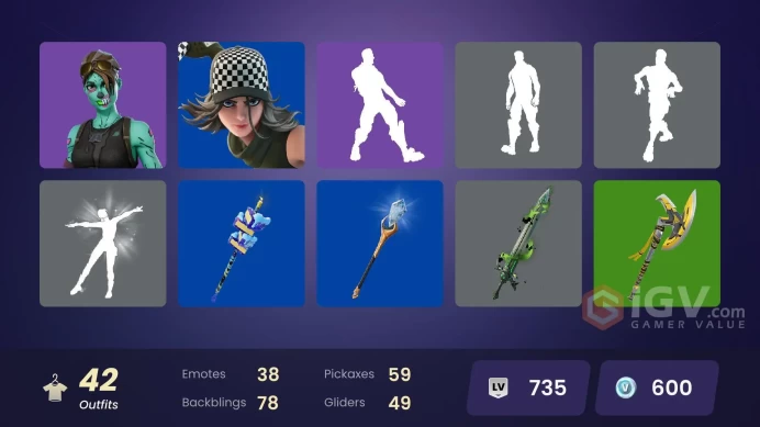 [PC/PSN/XBOX] 42 skins | Ghoul Trooper | Rebirth Harley Quinn | Paradigm (Reality-659) | Black Panther (Shuri)Bek120