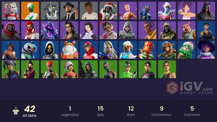 [ALL PLATFORMS]-42 Skin-104 pickaxes-Harley Quinn-Mogul Master-FULL ACCESS-