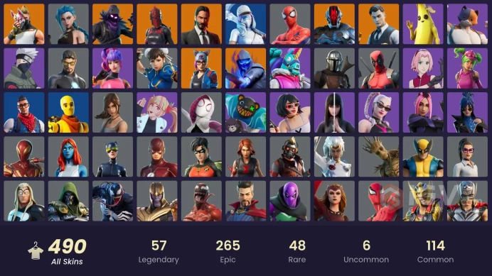 [ALL PLATFORMS]-490 Skin-FULL ACCESS-