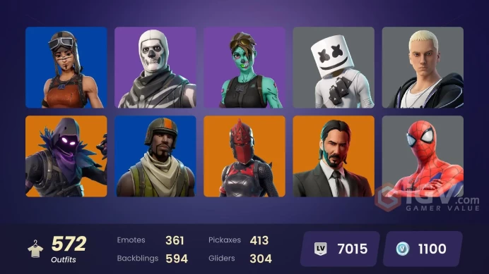 [ALL PLATFORMS]-572 Skin-400K V-BUCKS SPEND-FULL ACCESS-