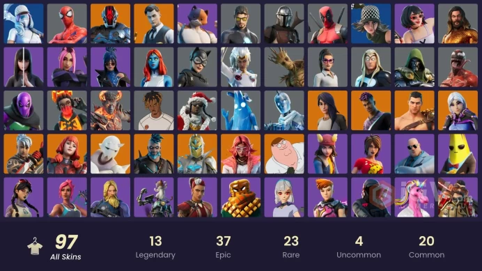 PC/PSN/Xbox/Nintendo 96 skins | Leviathan Axe | Laught It Up | Point Patroller | Omegarok | The Imagined | Midas | Valeria |