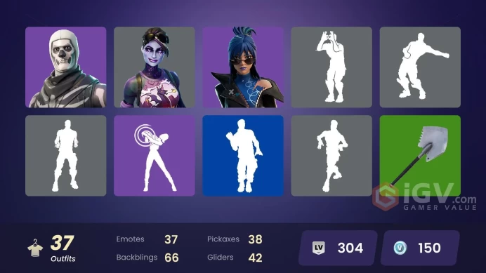 [ALL PLATFORMS]-37 Skin-40.000 V-BUCKS SPEND-Skull Trooper-Dynamo-FULL ACCESS-