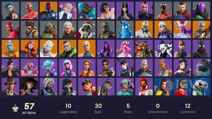 [ALL PLATFORMS]-57 Skins-Arcane Jinx-Rogue Spider Knight-Spider-Man Zero-FULL ACCESS-