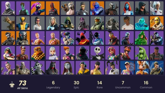 [XBOX/NINTENDO/PC]68 skins | Dante | Darkheart | Fusion | Galaxia | Master Chief | Predator | Raptor | Red Knight | Supersonic C10
