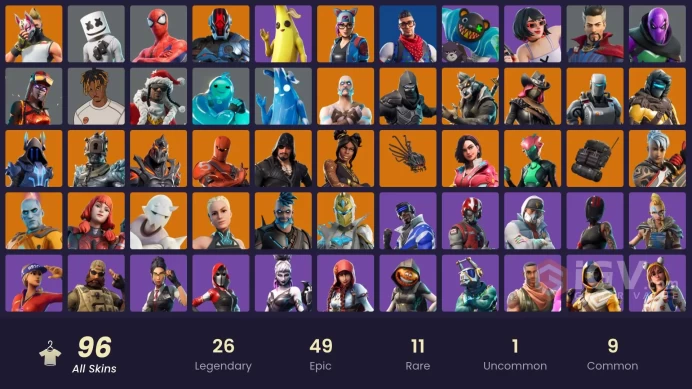 [XBOX/NINTENDO/PSN/PC]95 skins | Blue Striker | Carbon Commando | Drift | Paradigm (Reality-659) | Prodigy | Sentinel C11
