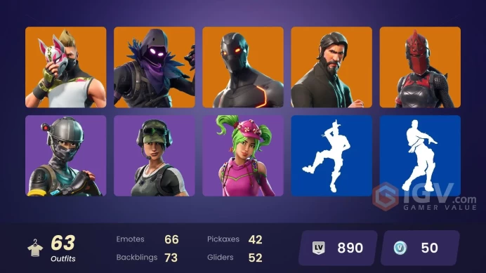 [XBOX/NINTENDO/PC]60 skins | Carbide | Elite Agent | Ragnarok | Raven | Rogue Agent | The Reaper | Trailblazer | Wild Card C14