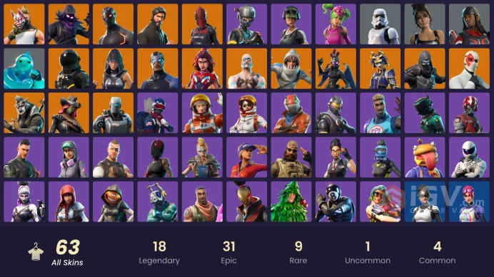 [XBOX/NINTENDO/PC]60 skins | Carbide | Elite Agent | Ragnarok | Raven | Rogue Agent | The Reaper | Trailblazer | Wild Card C14