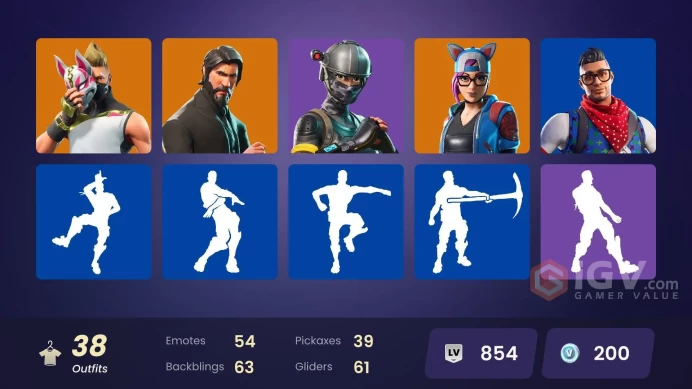 FA - [XBOX/Switch/PC] 38 skins | The Reaper | Elite Agent | Blue Team Leader | Prodigy | Zenith | Enforcer | Drift | The Prisoner | Catalyst | 