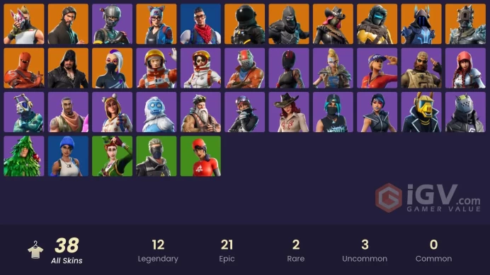 FA - [XBOX/Switch/PC] 38 skins | The Reaper | Elite Agent | Blue Team Leader | Prodigy | Zenith | Enforcer | Drift | The Prisoner | Catalyst | 