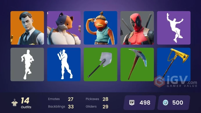 [PC/XBOX/PSN/SWITCH] 14 skins | Dark Skully | Gold Midas | Gear Specialist Maya | MASK OFF | Thanos | Skye | Meowscles | Brutus | TNTina |