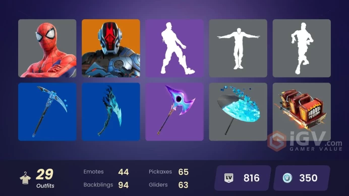[PC/XBOX/PSN/SWITCH] 29 skins | Combat Elite | Ronin (Cape) | Combat Elite | Frostbite | Spider-Man | Prowler | Polar Peely | Shadow Skully |