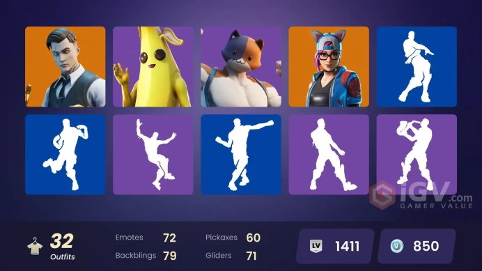 [PC/XBOX/PSN/SWITCH] 32 skins | Gold Brutus | Gold Midas | STAGE 5 | STAGE 4 | STAGE 8 | Stage 4 - NO PONYTAIL | Sentinel | DARK | 850 VB